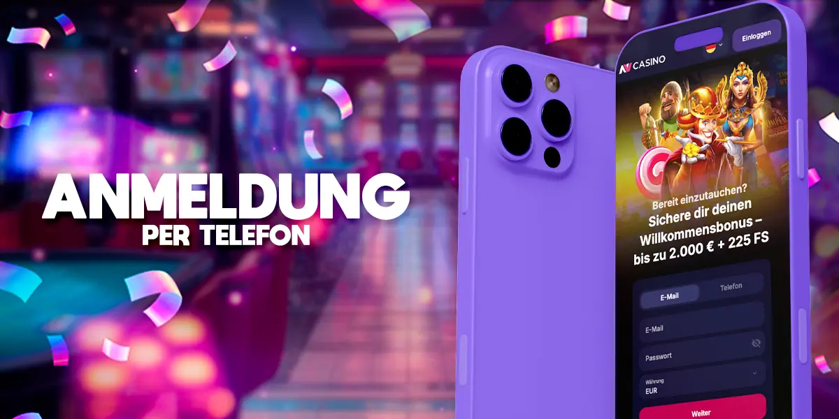 Anmeldung per Telefon