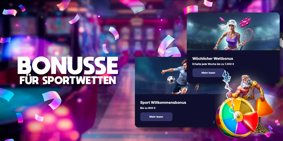 Bonusse für Sportwetten